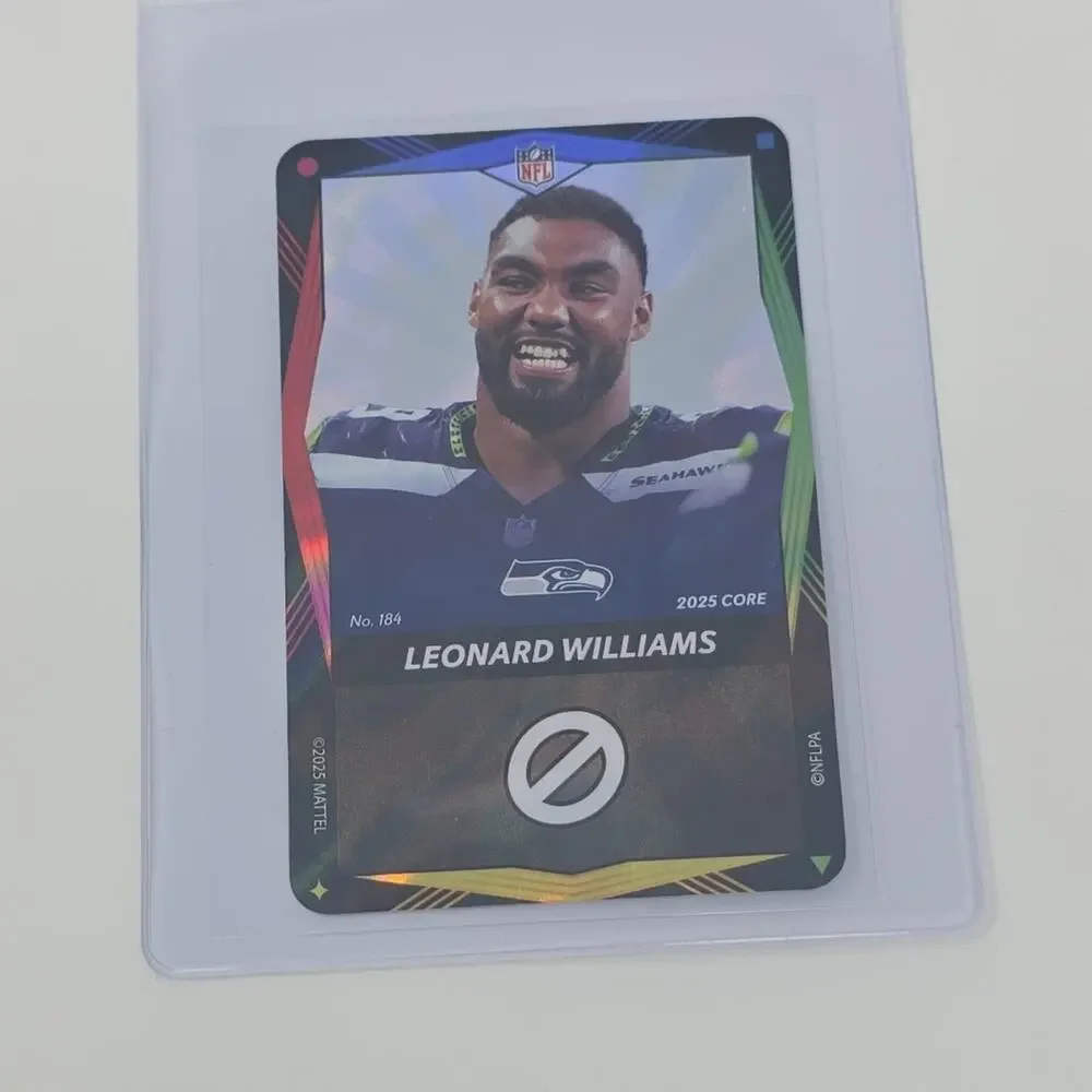 2025 UNO Elite NFL Wild Flux Foil SSP Seattle Seahawks Duo -Metcalf & Williams